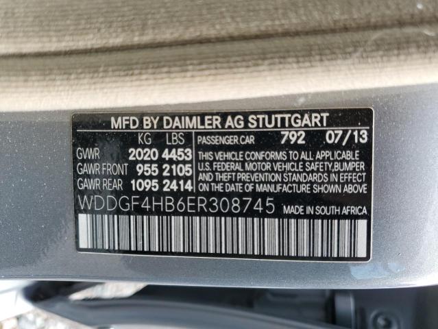 VIN WDDGF4HB6ER308745 2014 Mercedes-Benz C-Class, 250 no.13