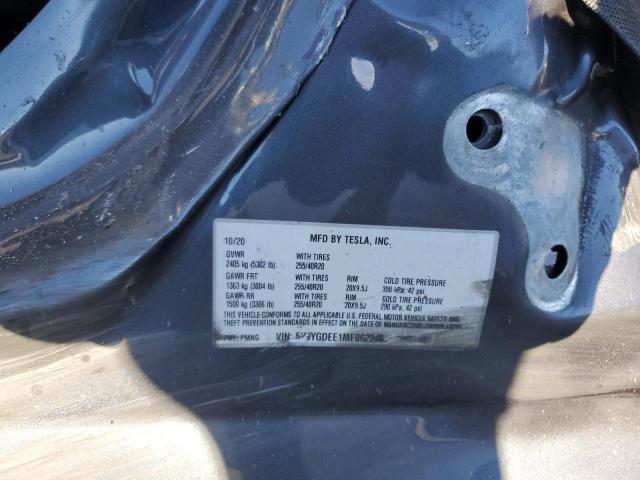 2021 TESLA MODEL Y - 5YJYGDEE1MF062248