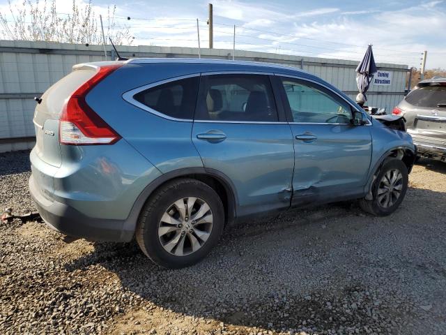 HONDA CR-V EXL 2014 teal  gas 5J6RM4H71EL020956 photo #4