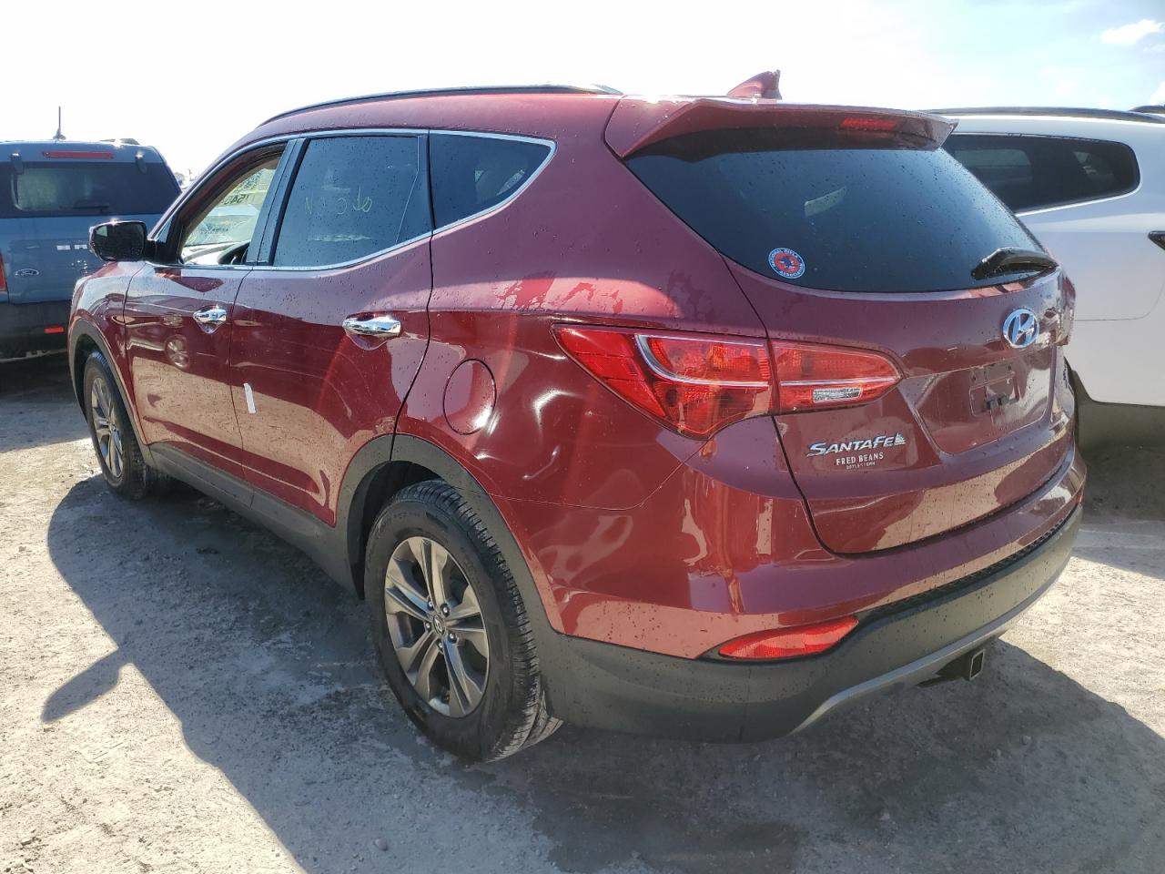 Lot #2989300383 2014 HYUNDAI SANTA FE S