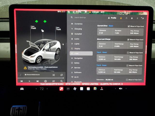 VIN 7SAYGDEE0PF615382 2023 Tesla MODEL Y no.9