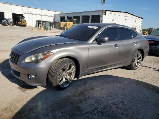 INFINITI M37 X 2013 gray  gas JN1BY1AR9DM604703 photo #1