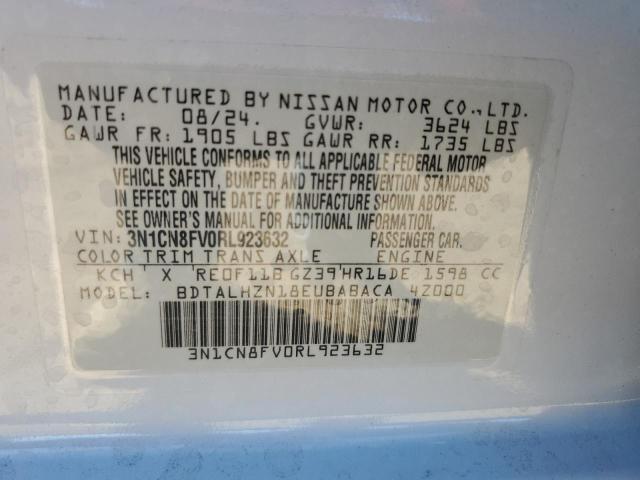 VIN 3N1CN8FV0RL923632 2024 NISSAN VERSA no.12