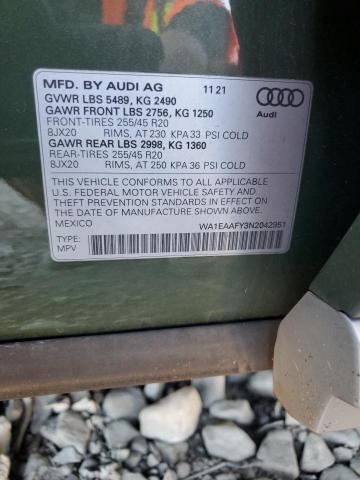 2022 AUDI Q5 PREMIUM - WA1EAAFY3N2042951