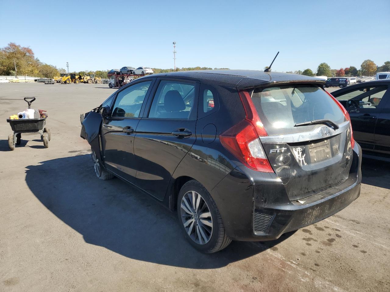 Lot #2928592043 2015 HONDA FIT EX