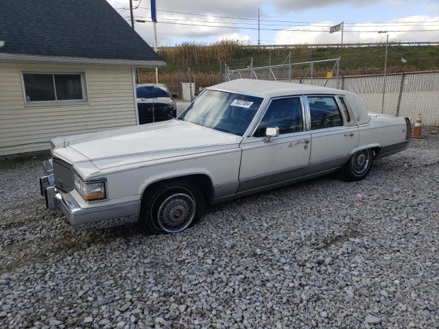 CADILLAC BROUGHAM 1991 white  gas 1G6DW54E6MR710852 photo #1