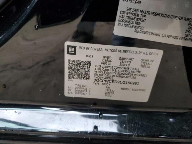 VIN 3GCPWCED9LG150991 2020 Chevrolet Silverado, C15... no.13