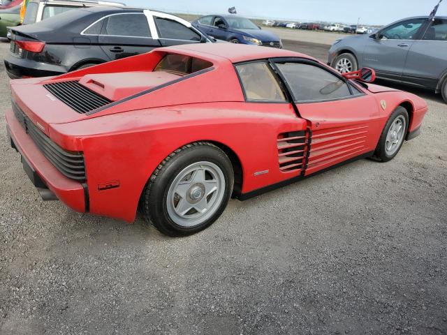 FERRARI TESTAROSSA 1986 red coupe gas ZFFSA17A5G0063021 photo #4