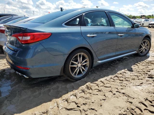 HYUNDAI SONATA SPO 2015 blue  gas 5NPE34AB9FH219264 photo #4