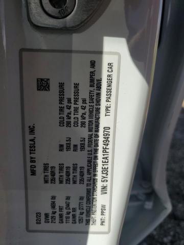2023 TESLA MODEL 3 - 5YJ3E1EA1PF494970