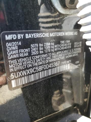 2015 BMW X3 XDRIVE2 - 5UXWX9C58F0D45367