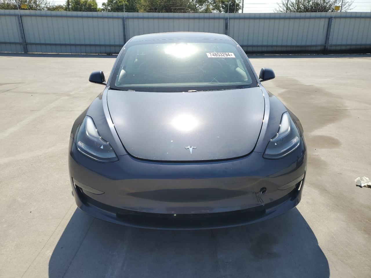 Lot #2953145671 2021 TESLA MODEL 3