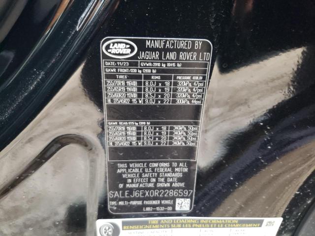 2024 LAND ROVER DEFENDER 9 SALEJ6EX0R2286597
