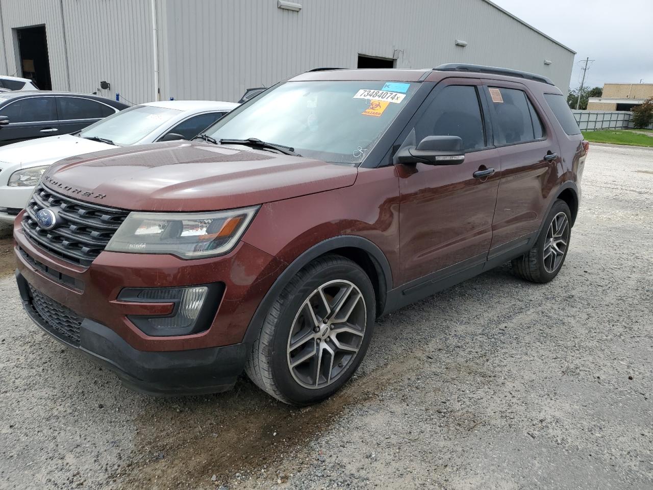 FORD EXPLORER S 2016 burgundy 4dr spor gas 1FM5K8GT9GGA74688 photo #1