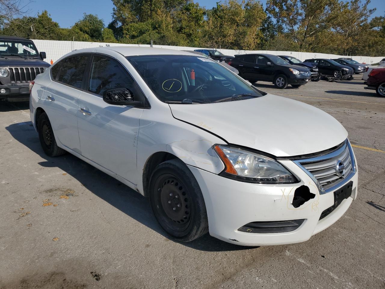 Lot #2893194672 2014 NISSAN SENTRA S