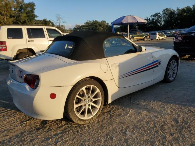 BMW Z4 3.0 2008 white  gas 4USBU335X8LW74196 photo #4