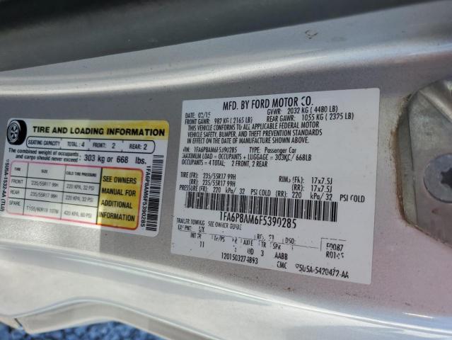 2015 FORD MUSTANG - 1FA6P8AM6F5390285