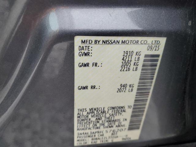 2015 NISSAN ALTIMA 2.5 - 1N4AL3AP9FC576207