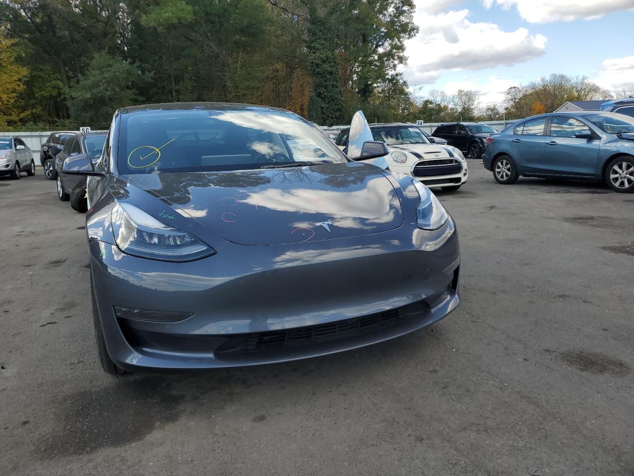 Lot #2986909076 2022 TESLA MODEL 3