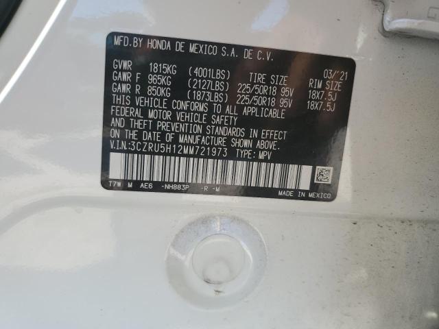 2021 HONDA HR-V SPORT - 3CZRU5H12MM721973