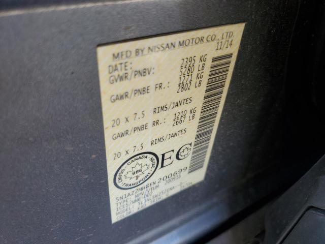2015 NISSAN MURANO S - 5N1AZ2MH8FN200699