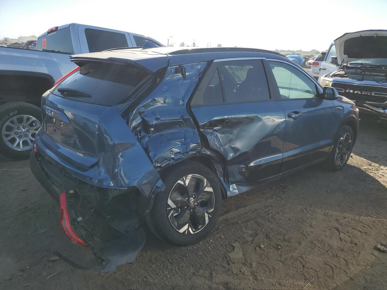 KIA NIRO WIND 2024 blue  electric KNDCR3L11R5108605 photo #4