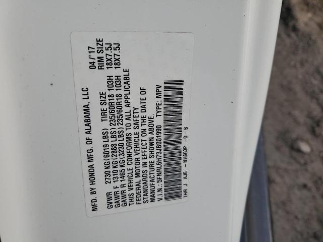 2018 HONDA ODYSSEY EX - 5FNRL6H73JB001990