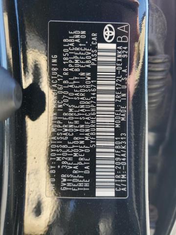 2017 TOYOTA COROLLA L - 5YFBURHE6HP714671