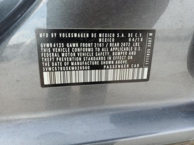 2019 VOLKSWAGEN JETTA S - 3VWC57BUXKM026500