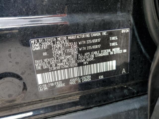 VIN 2T3H1RFV2RW318248 2024 Toyota RAV4, LE no.14