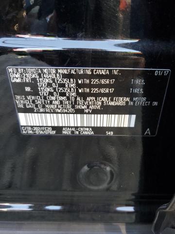 2017 TOYOTA RAV4 XLE - 2T3RFREV7HW594205