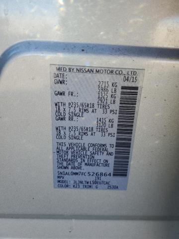 2015 INFINITI QX60 - 5N1AL0MM7FC526864