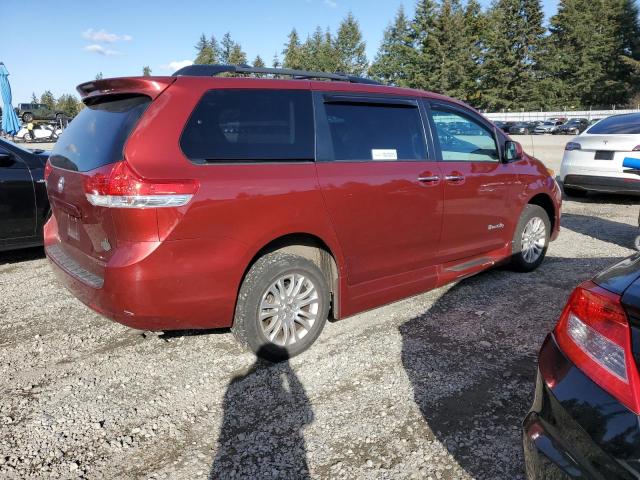 TOYOTA SIENNA XLE 2014 red  gas 5TDYK3DC9ES407337 photo #4