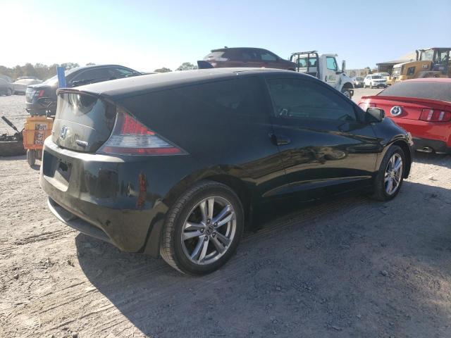 HONDA CR-Z EX 2011 black  hybrid engine JHMZF1C60BS002199 photo #4