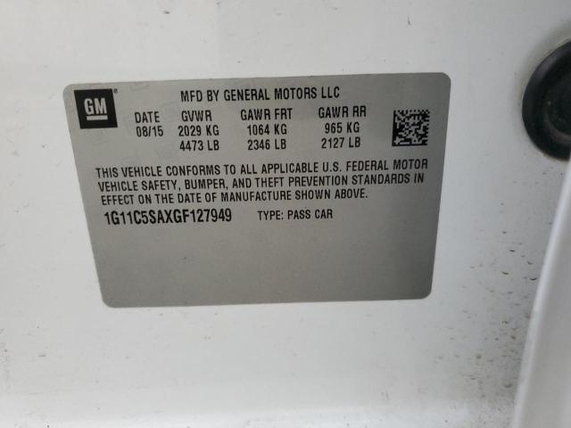 2016 CHEVROLET MALIBU LIM - 1G11C5SAXGF127949