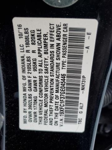 2016 HONDA CIVIC EX 19XFC1F37GE045446