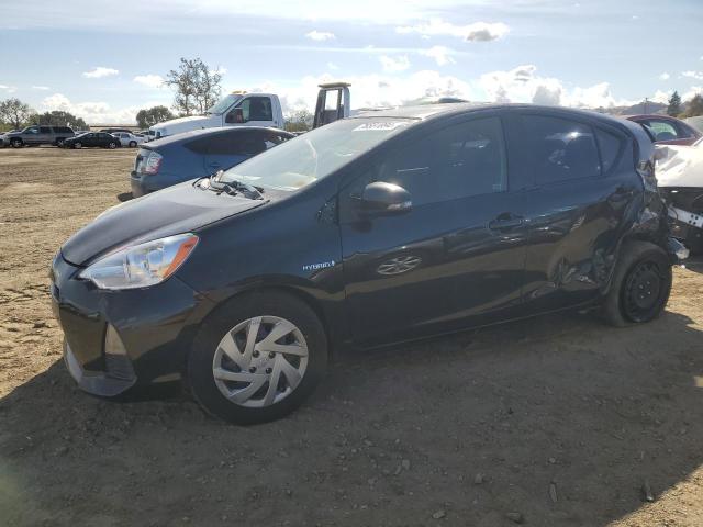 TOYOTA PRIUS C 2012 black  hybrid engine JTDKDTB32C1016608 photo #1