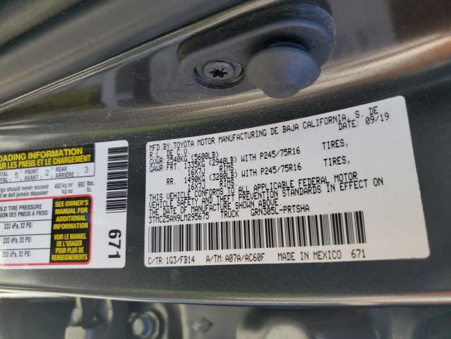 2020 TOYOTA TACOMA DOU - 3TMCZ5AN9LM295675