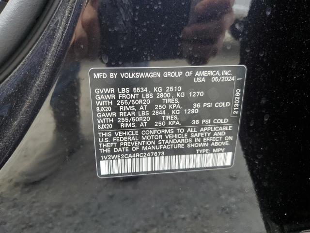 2024 VOLKSWAGEN ATLAS CROS - 1V2WE2CA4RC247673