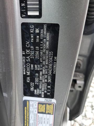 2022 KIA FORTE GT L - 3KPF54ADXNE504235