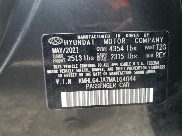 2021 HYUNDAI SONATA SEL - KMHL64JA7MA164044