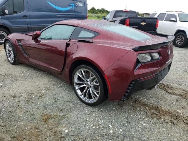 CHEVROLET CORVETTE Z 2016 burgundy  gas 1G1YS2D65G5602938 photo #3