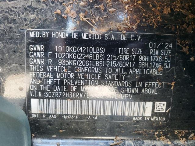 2024 HONDA HR-V LX - 3CZRZ2H38RM764190
