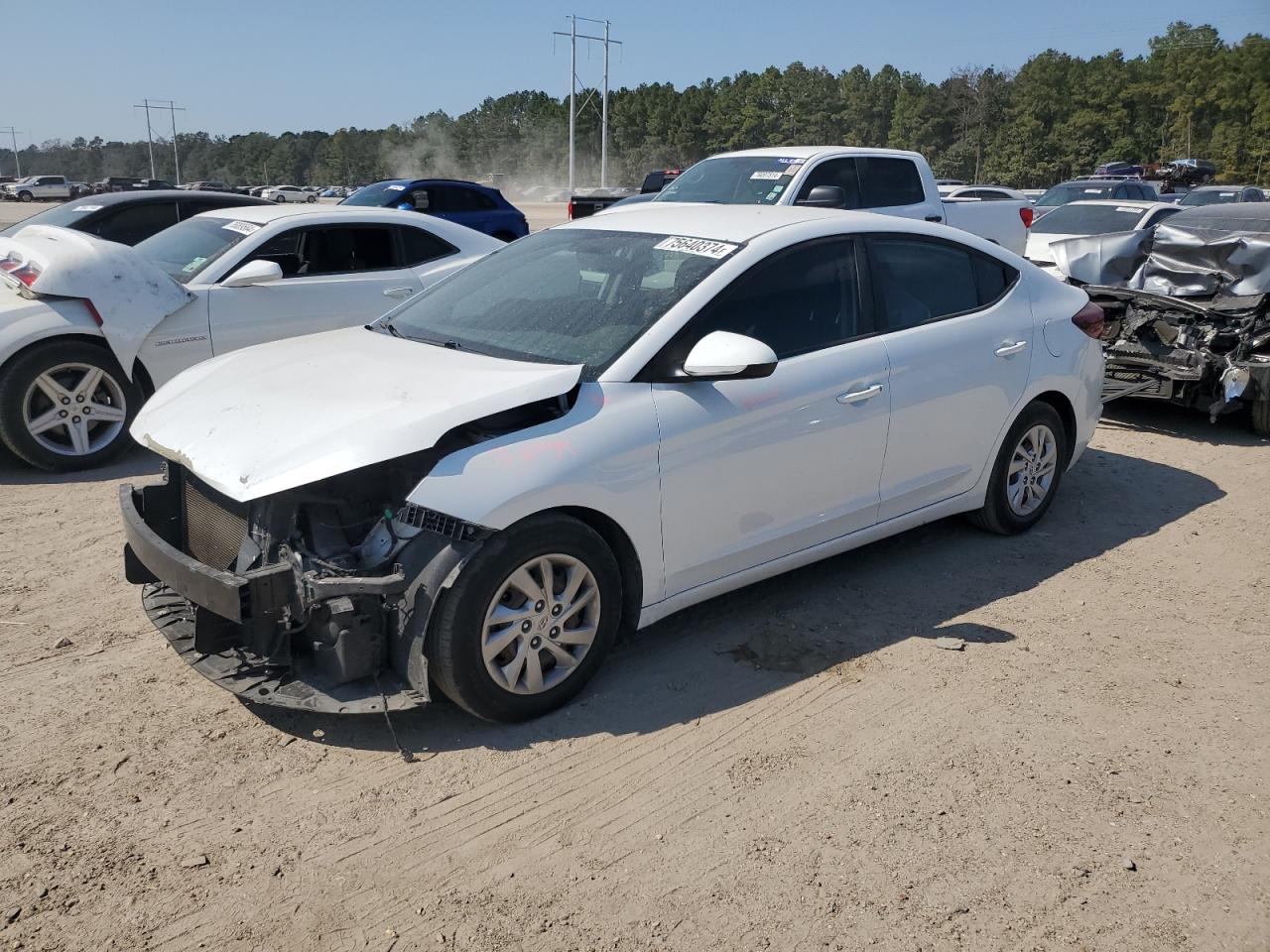 Lot #2994118275 2019 HYUNDAI ELANTRA SE