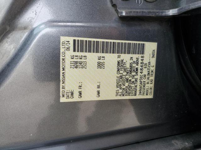 VIN 1N4AA5AP3EC484848 2014 Nissan Maxima, S no.12