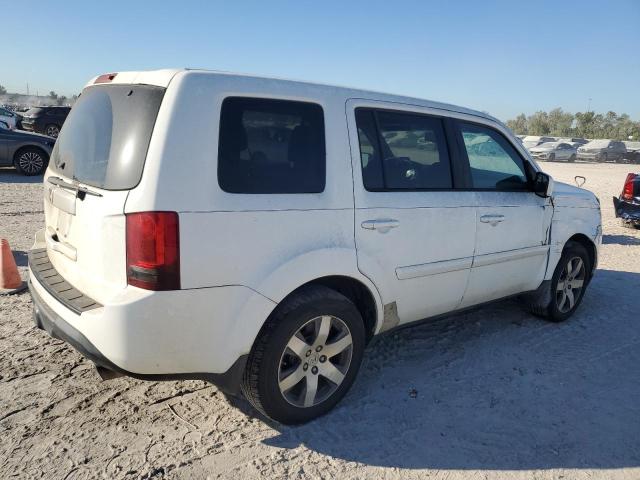 HONDA PILOT EXL 2013 white  gas 5FNYF3H54DB007916 photo #4