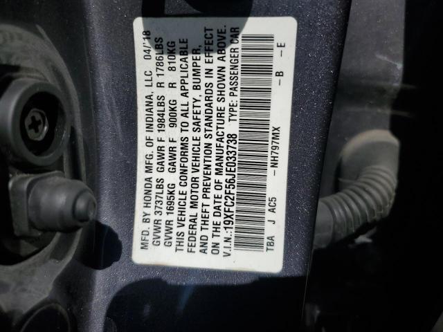 2018 HONDA CIVIC LX - 19XFC2F56JE033738