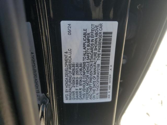 2024 HONDA ACCORD HYB - 1HGCY2F63RA072168