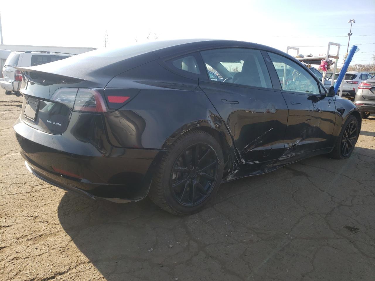 Lot #3034119837 2022 TESLA MODEL 3