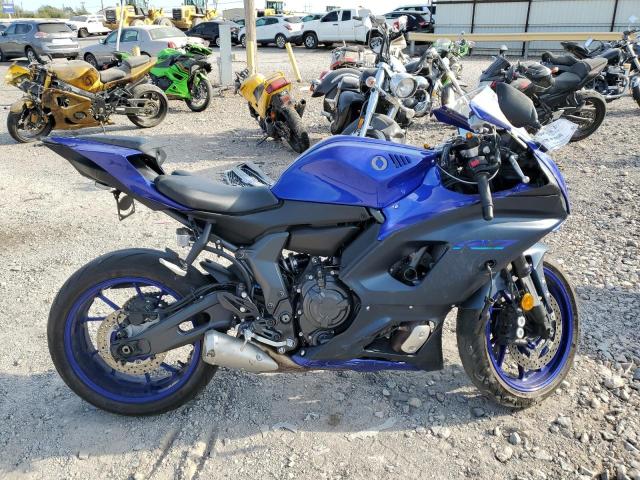 YAMAHA YZFR7 2023 blue  gas JYARM38E7PA005760 photo #1